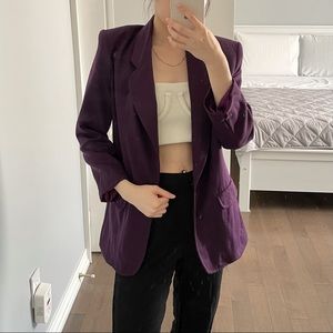 Vintage Grape Purple Blazer